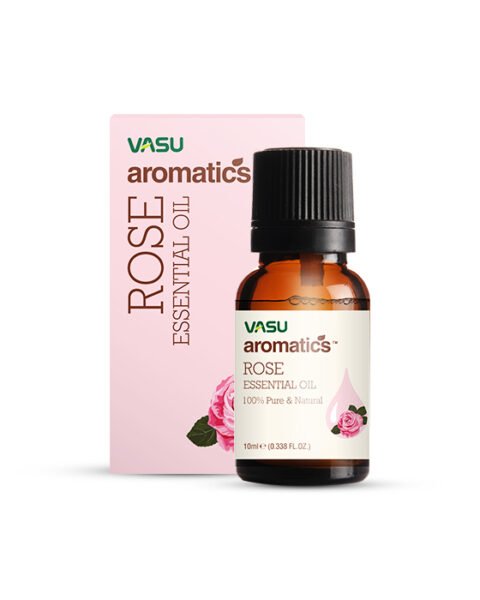 Vasu Aromatics Essential Oil – Rose, 10 ml
